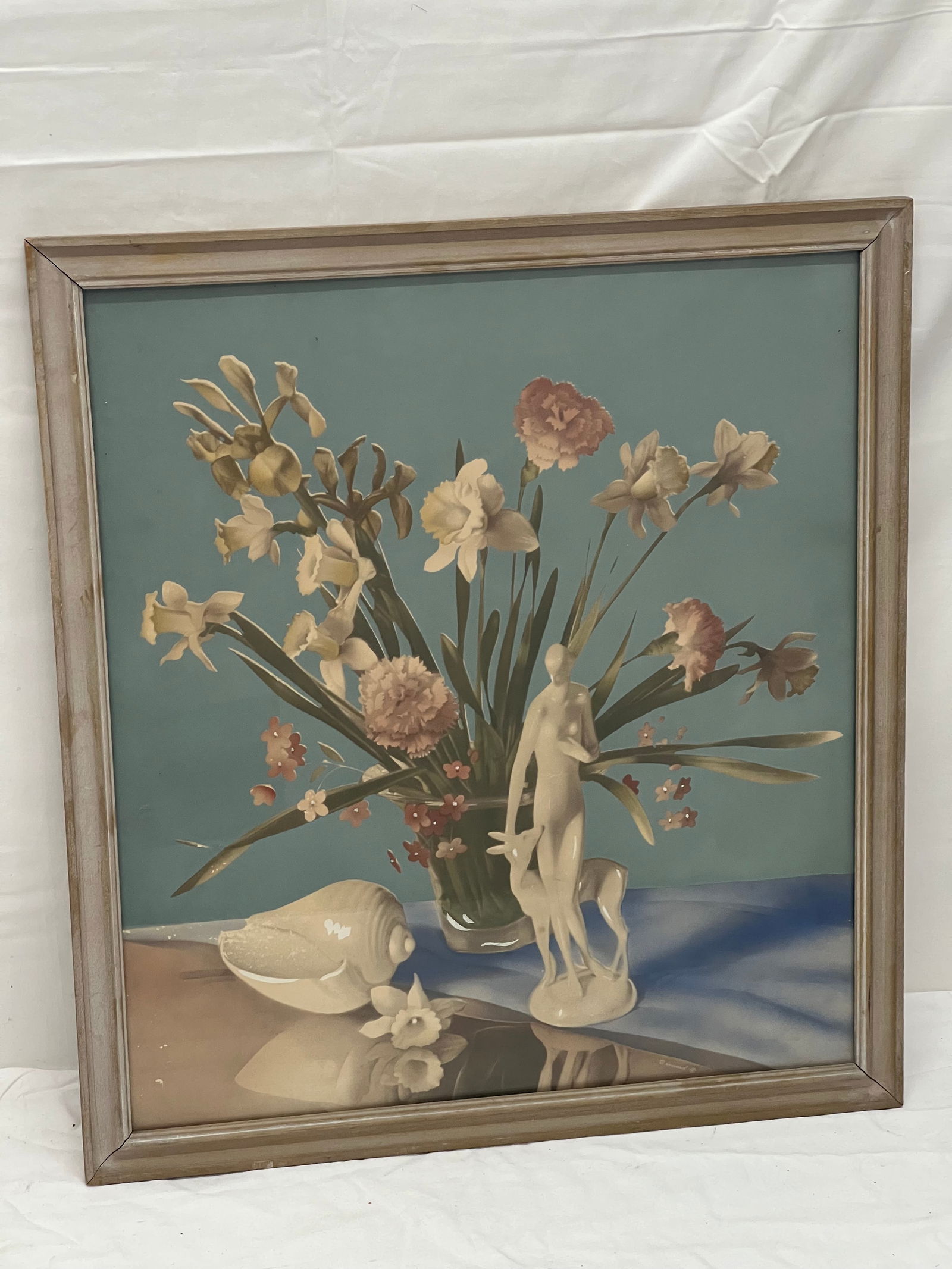 Art Deco ''Bernard'' Print, Framed 17.5'' x 19.5'' (1 of 2)