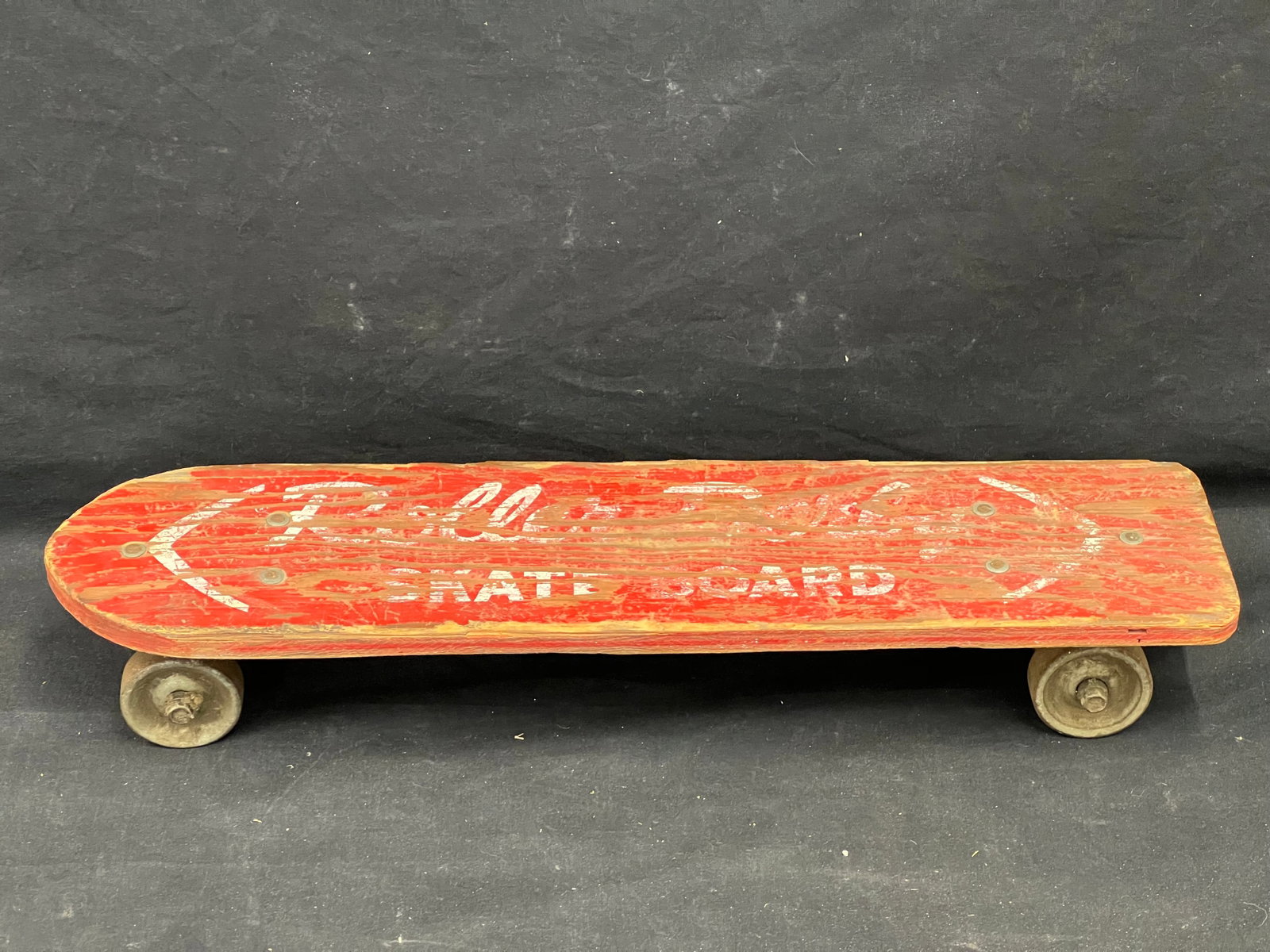 1950s Roller Derby Wooden Skateboard 19''L: 1950s Roller Derby Wooden Skateboard 19''L