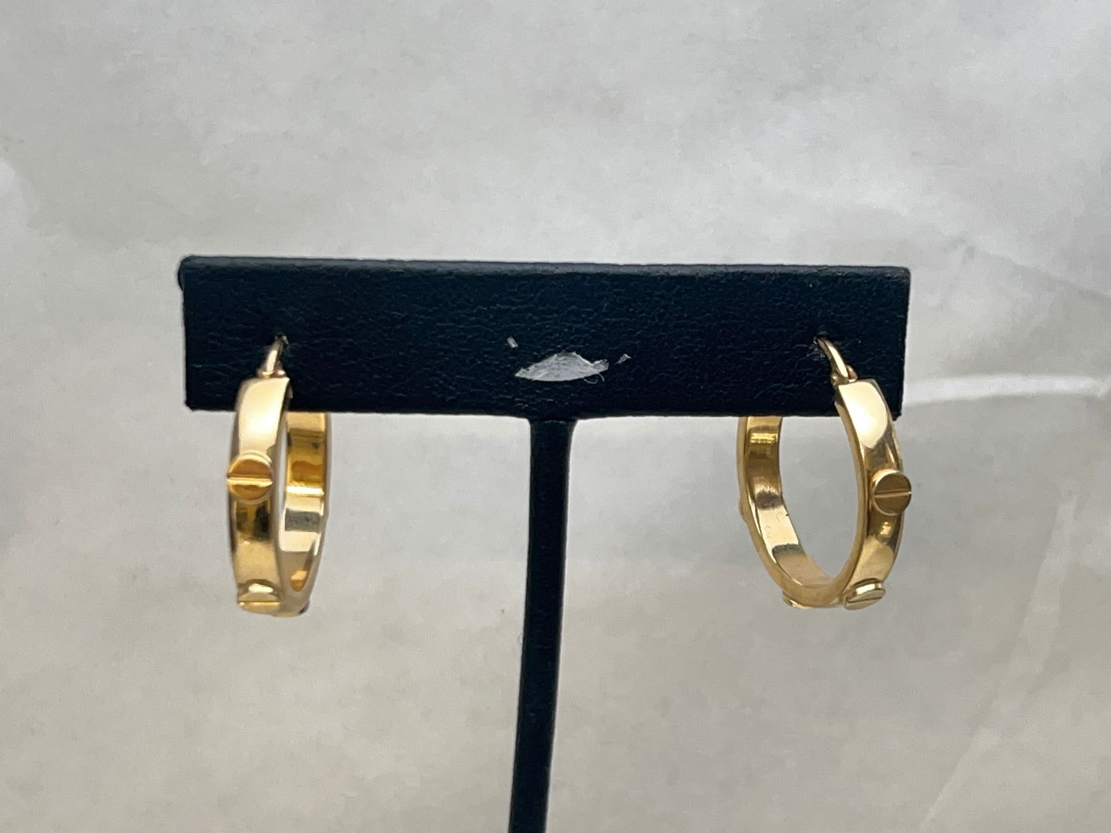14K Gold Hoop Earrings 1'', TW 3.80g - ARR 14K Gold Turkey