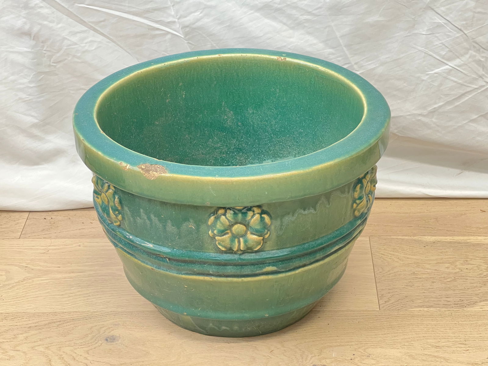 Gladding McBean #60 Pottery Planter 15.5'' x 11'' - Has Some Chips (See Photos for Condition) (1 of 5)
