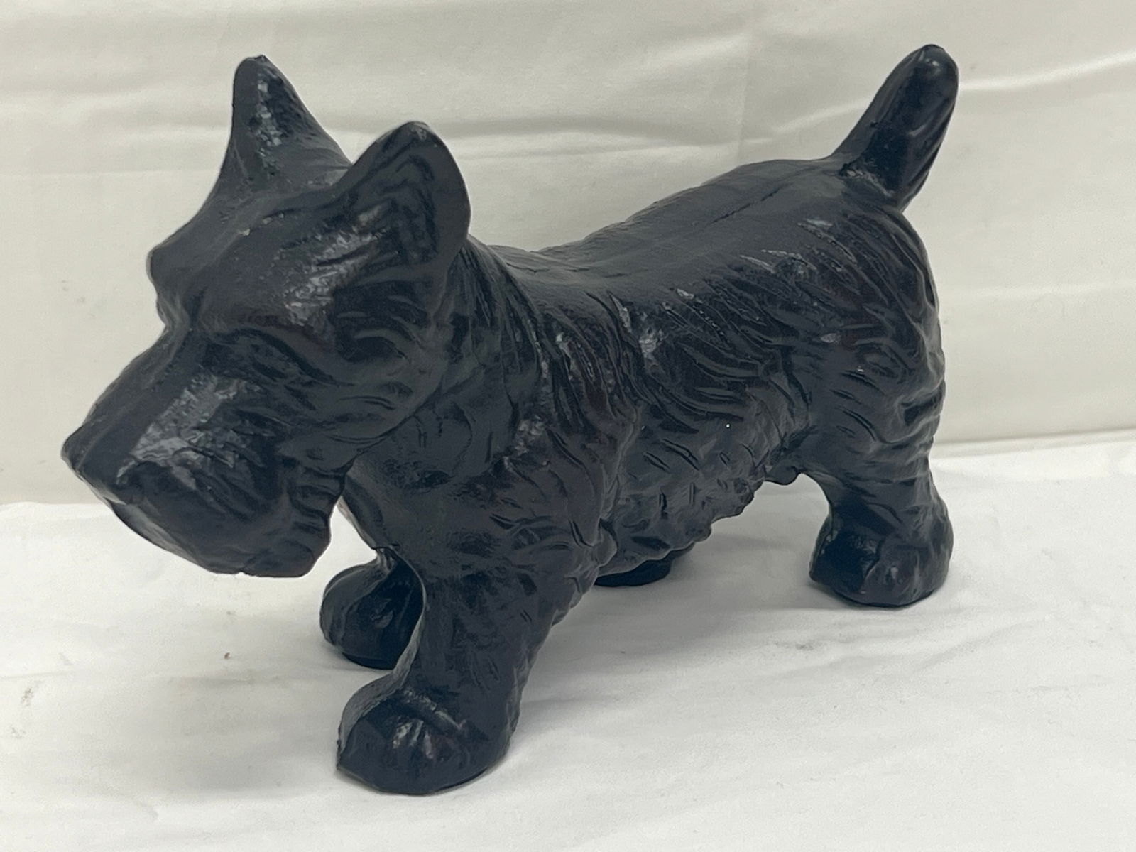 Cast Iron Scotty Dog Door Stop 8.5'' x 5.5'': Cast Iron Scotty Dog Door Stop 8.5'' x 5.5''