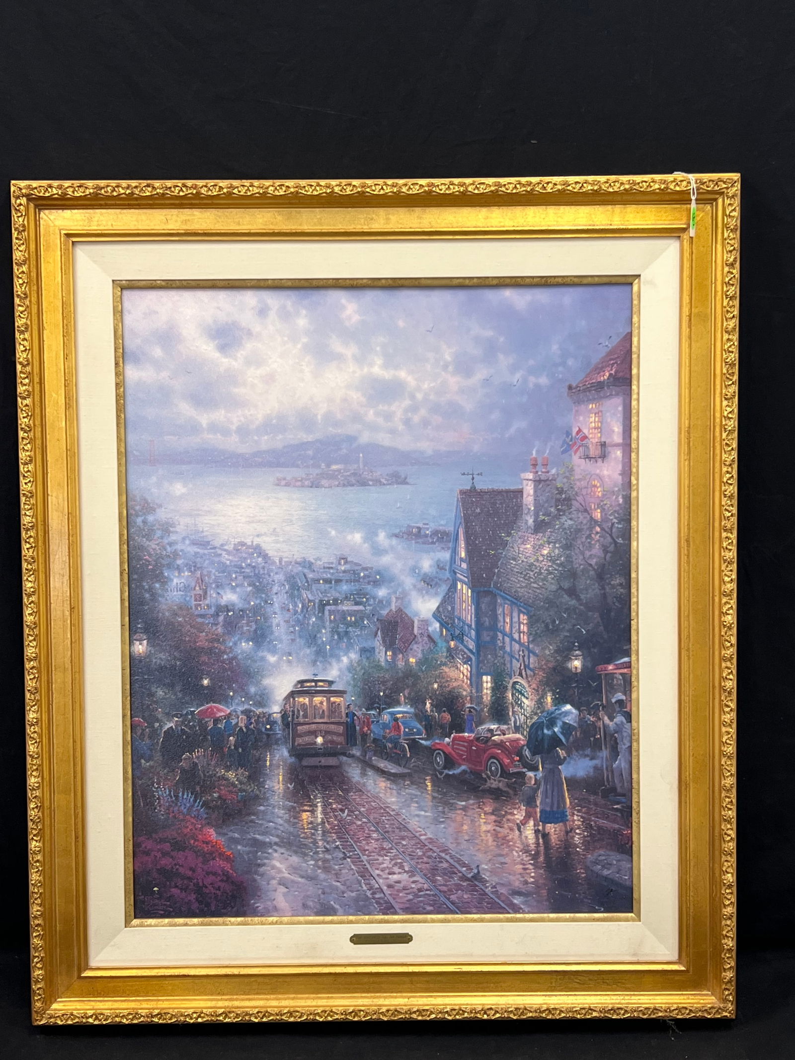 Thomas Kinkade Certified San Francisco Proof - Gallery Proof #d 189/ 990 GP Canvas ''Hyde St. and (1 of 8)