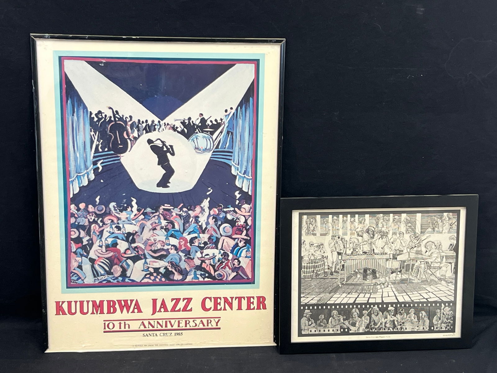Santa Cruz- Cooper House Jazz Mural + Kuumbwa Jazz Poster - James McFarlin Santa Cruz Jazz Mural (1 of 6)