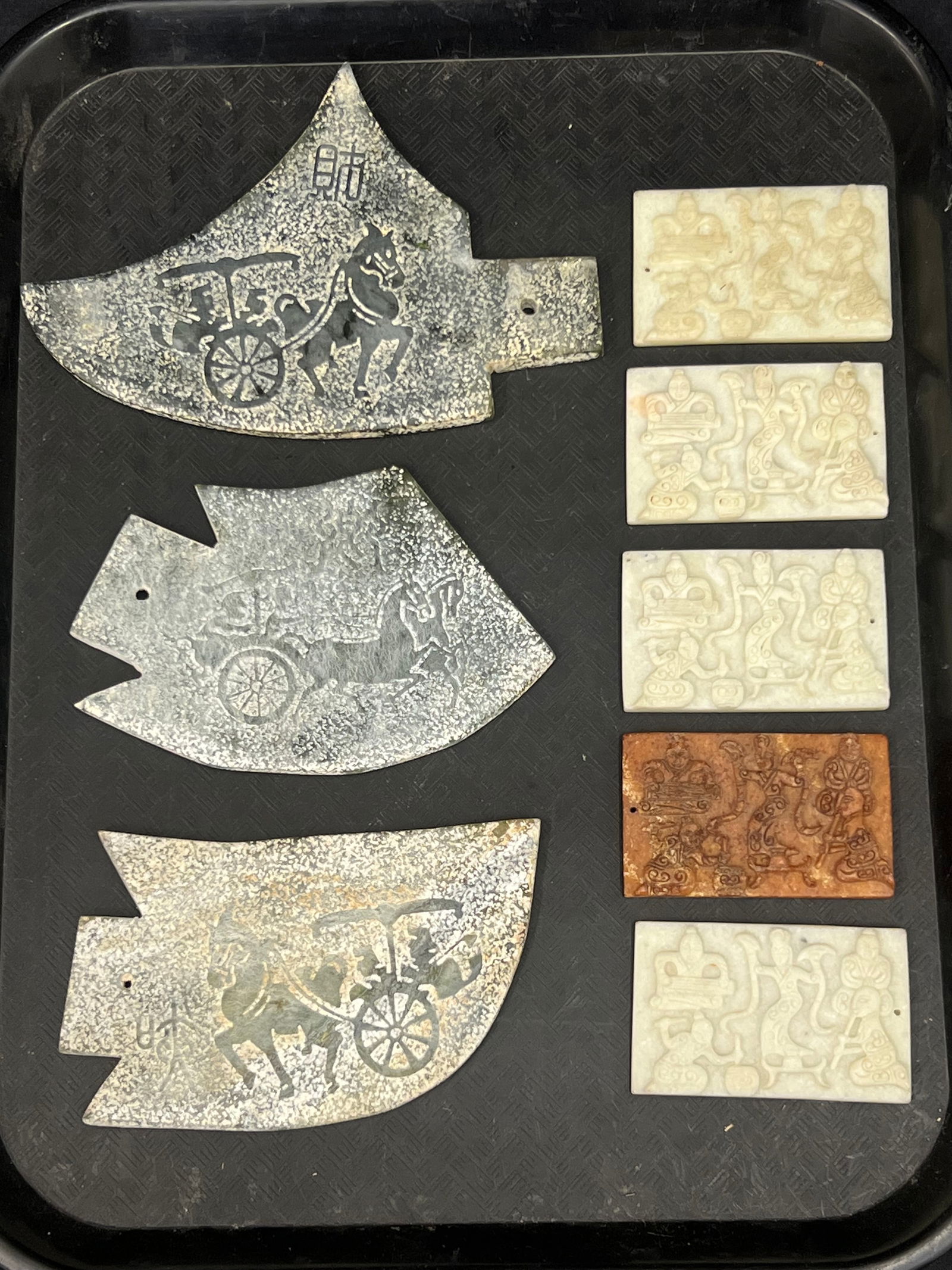 Lot Chinese Artifacts, Jadeite, Hard Stone (1 of 5)