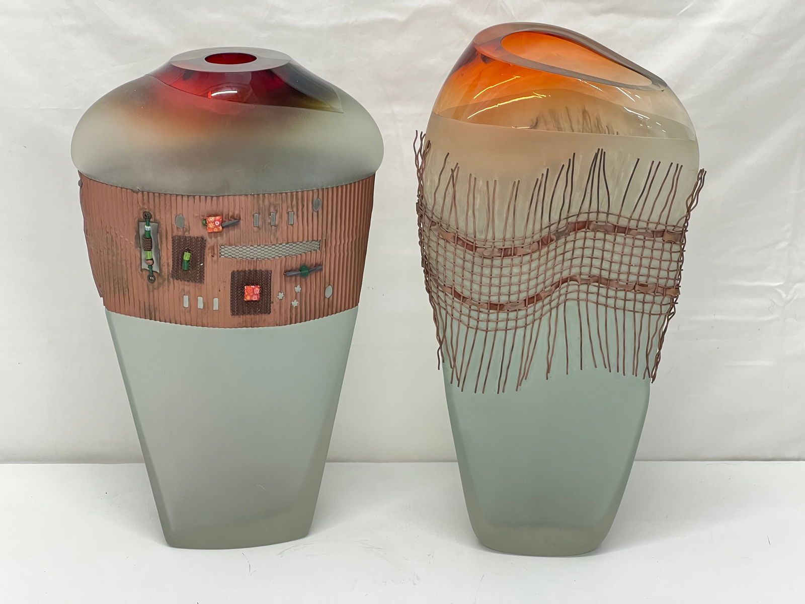Studio Ahus スウェーデン ヴィンテージ ガラス工芸品