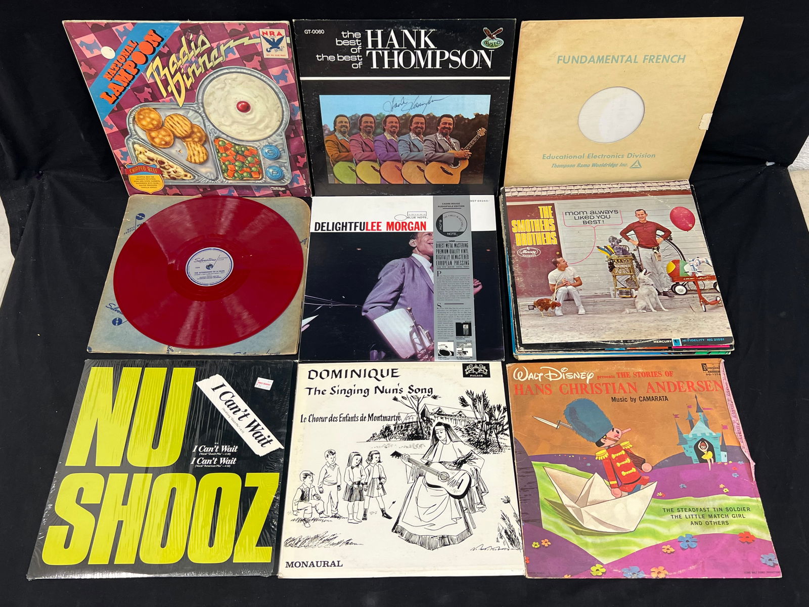 (18)Asst Vtg Vinyl LP Albums- (1)Signed Cover -  Hank Thompson ''The Best of'' Signed Cover, Walt (1 of 4)