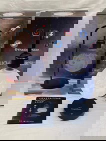 (2)Levitating Dog Moon Lamps NOS in Box - Touch Switch