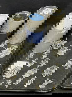 (20)Swarovski Crystal Figures - Frog, Turtle, Cat, Snail, Penguin, Pelican, Chicks, Pig, Hedgehog,: (20)Swarovski Crystal Figures - Frog, Turtle, Cat, Snail, Penguin, Pelican, Chicks, Pig, Hedgehog, Kangaroo w/ Baby, Mouse, Magician + More - Some w/ Original Boxes