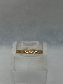 14K Yellow Gold Milor Italy Ring Sz 6.5, Wgt 1.11g