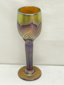 Lundberg Studios Art Glass Stemware 3'' x 10''