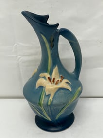 Roseville Zephyr Pottery Pitcher 10.5''T