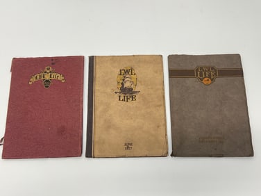 (3)1920s Lick Wilmerding Lux School Yearbooks/Publications- San Francisco,CA LWL Life - (2)1927 +