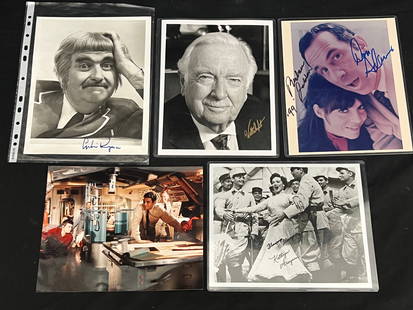 Autograph Photos - Walter Cronkite Captain Kangaroo, More - Signed Captain Kangaroo Photo, Don Adams: Autograph Photos - Walter Cronkite Captain Kangaroo, More - Signed Captain Kangaroo Photo, Don Adams + Barbara Feldon ''Get Smart'' w/ COA, Walter Cronkite + Kathryn Grayson, Voyage to Bottom of Sea P