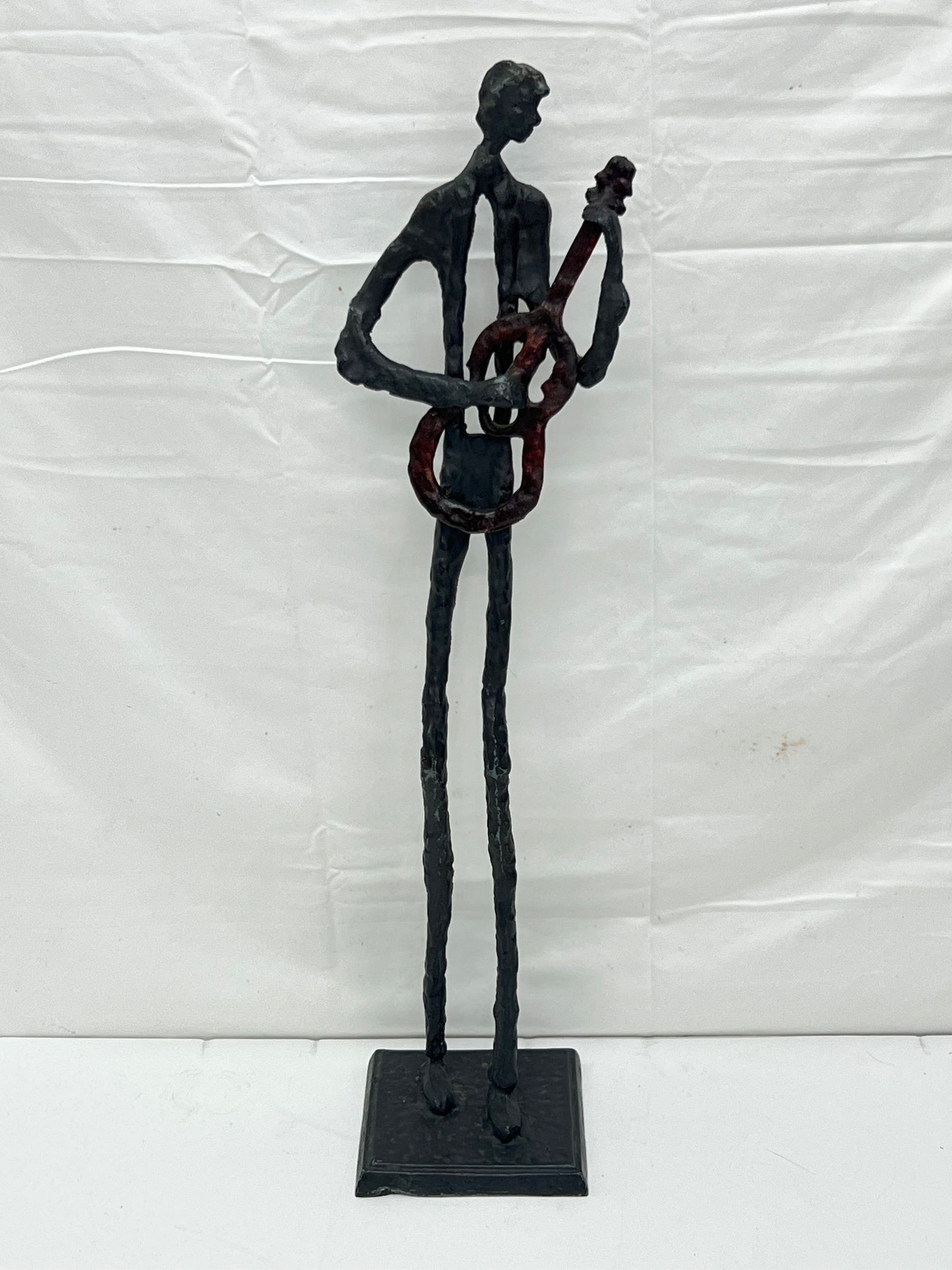 Style of Alberto Giacometti Bronze Guitar Player - 25''T (1 of 5)