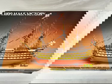 Heller HMS Victory Ship Model France - #61160 Made in France Heller 1:100 Scale Plastic Ship Model