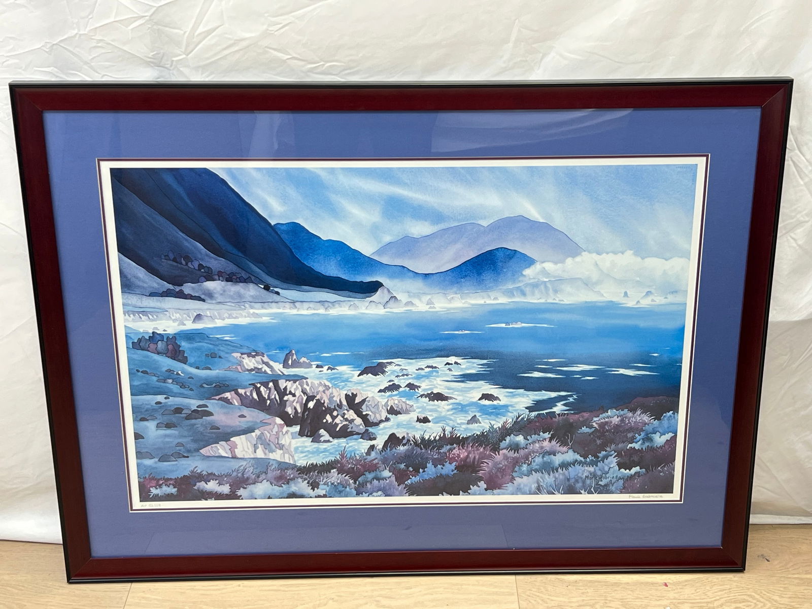 Marie Gabrielle Signed Artist Proof ''Pacific Coast'' - Pencil Signed AP #52 / 58, Professionally (1 of 4)