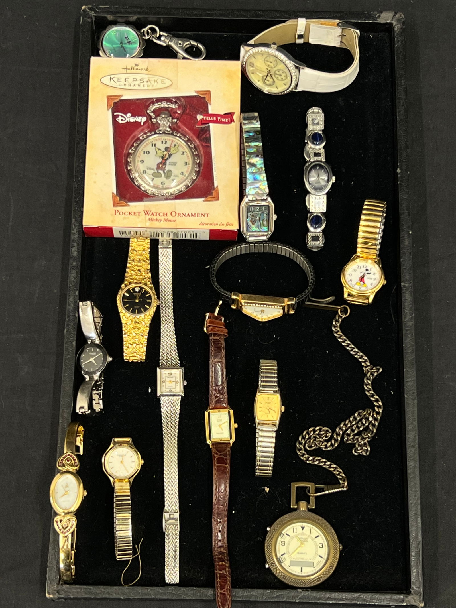 (15)Asst Watches + Pocket Watches - Gruen, Citizen, Caravelle, Embassy + More (batteries needed) (1 of 9)