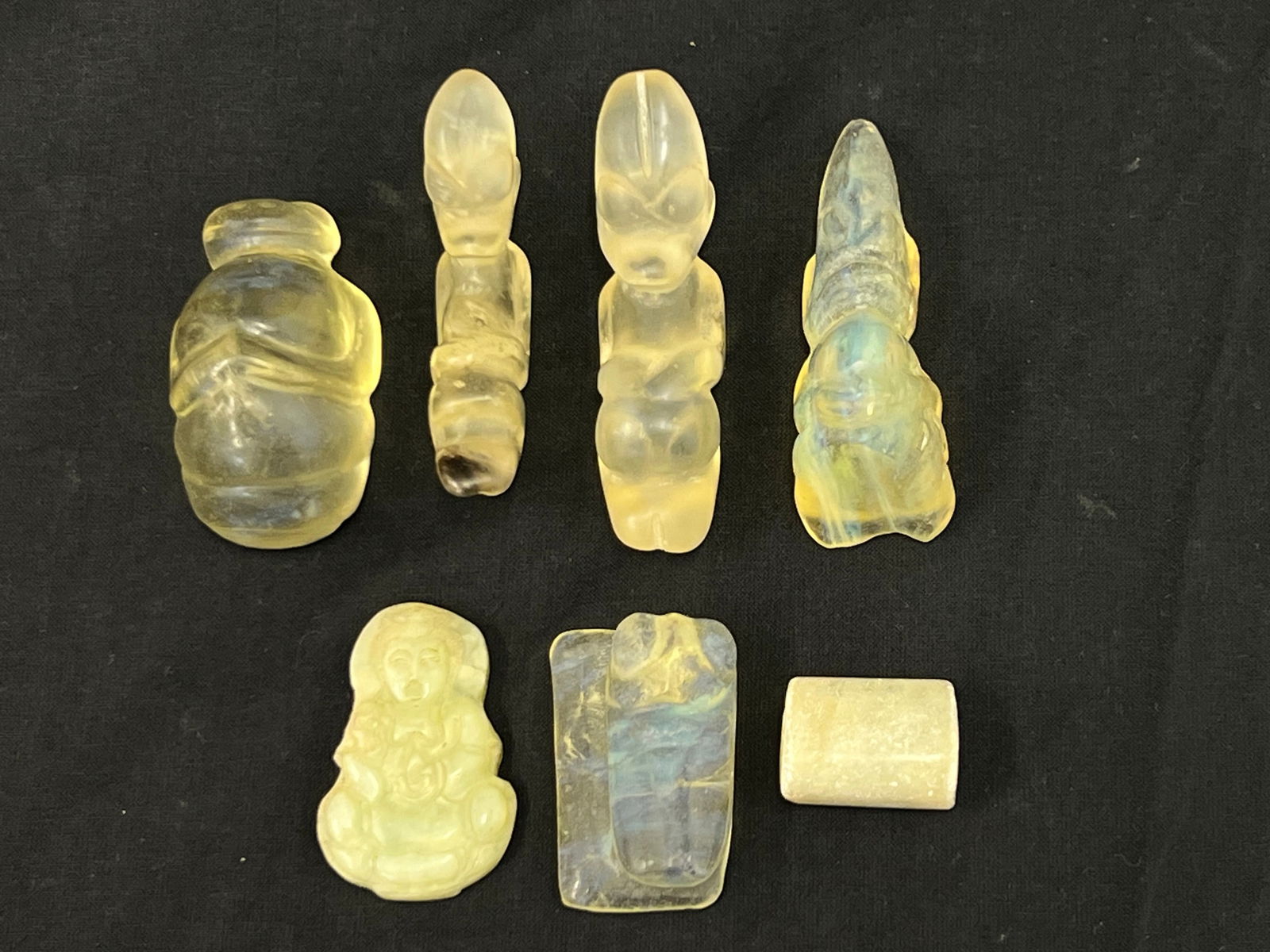 Opalescent & Jade Chinese Items - Various Sizes, Styles (1 of 9)