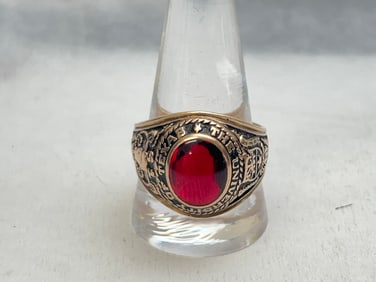 10K Gold 1951 Texas University BSCE Class Ring - 10K Gold Balfour 1951 Science in Civil Engineering