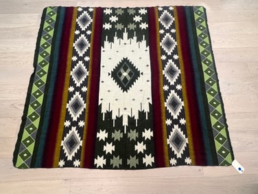 Alpaca Blanket Native American Southwest Design - 6'3'' x 6'10''