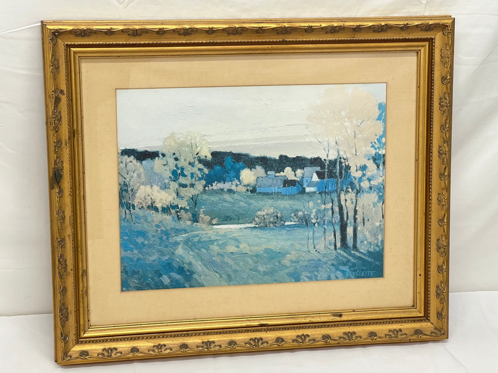 Max Hayslette Signed Original Oil - Framed 19.5'' x 23.25'' , Sight 12'' x 15'' (Not Examined Out of (1 of 5)