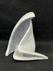 Hans Stangl Modernist Madonna Crackleware - 5'' x 3.5'' x 6'', Hans Stangl for Rosenthal (Sealed