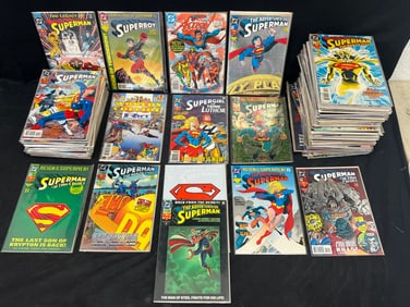 (115+) 1990s Comic Books, Superman,Superboy,Steel - #500 Superman, #1 Issues and More