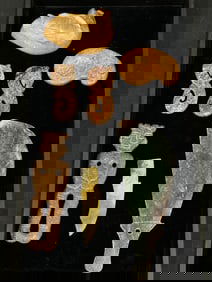 Chinese Hardstone Artifacts - Various Sizes & Styles