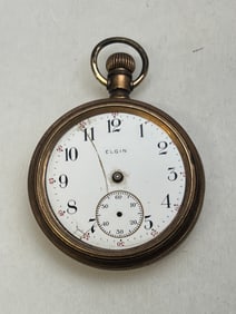 1905 Elgin Gold Filled Pocket Watch - Movement 11009949, 15 Jewels, J.Boss 14K Gold Filled Case