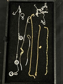 14K Gold Yellow & White -Scrap 8.85g - All Tested Hallmarked