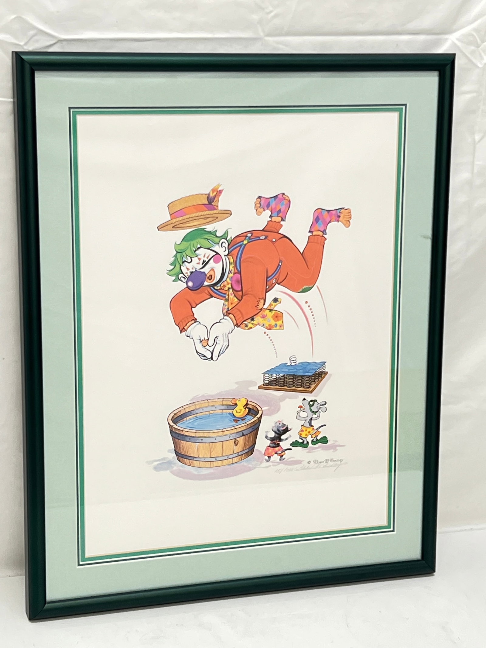 Blake Bradley Signed #d Giclee - Professionally Framed & Matted 16.25'' x 20.25'': Blake Bradley Signed #d Giclee - Professionally Framed & Matted 16.25'' x 20.25''