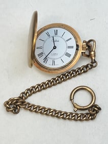 Vintage Colibri 17 Jewel Pocket Watch with Fob