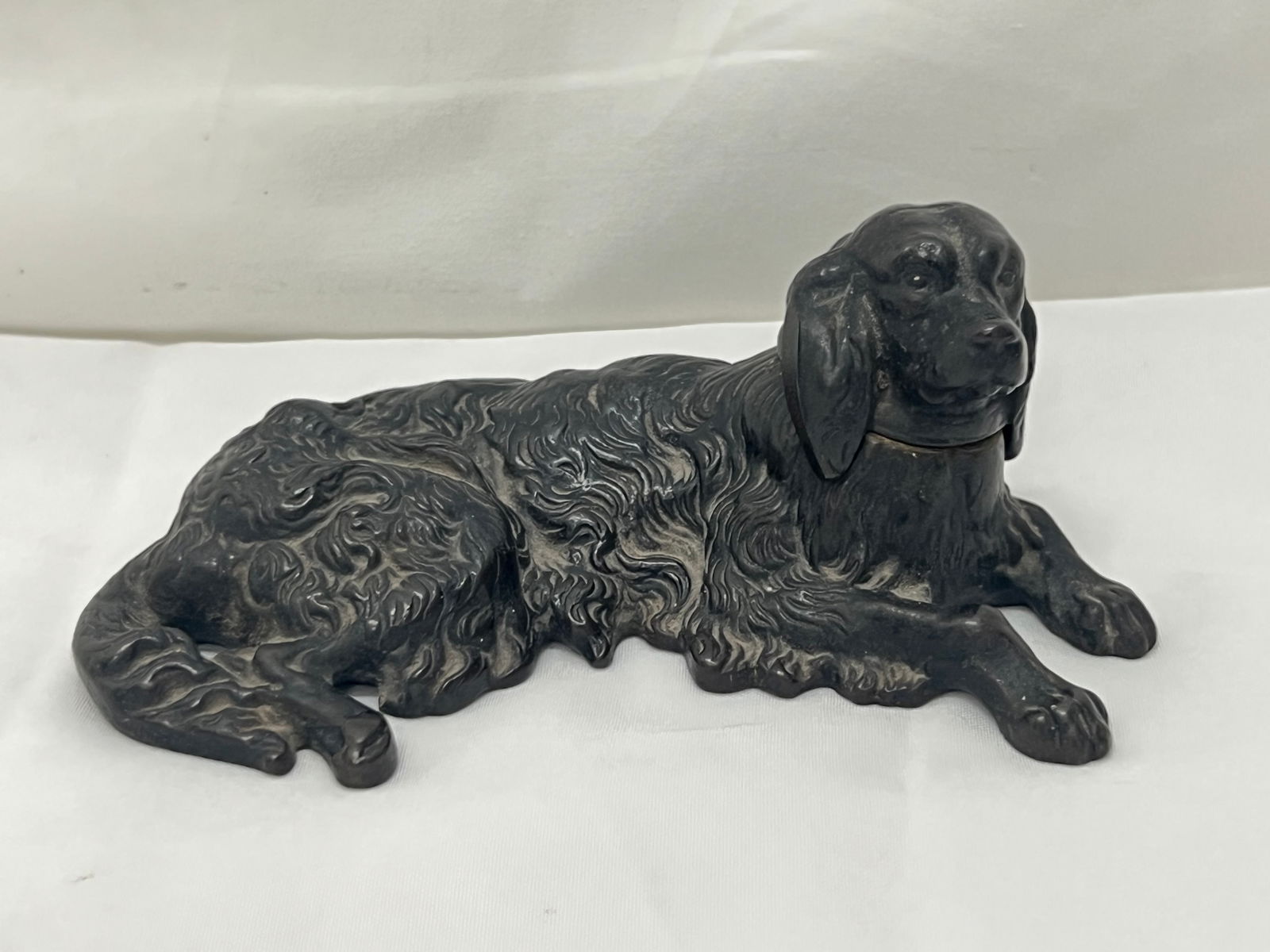 Cast Iron Spaniel Dog Figure 5.75'' x 2'' (1 of 4)