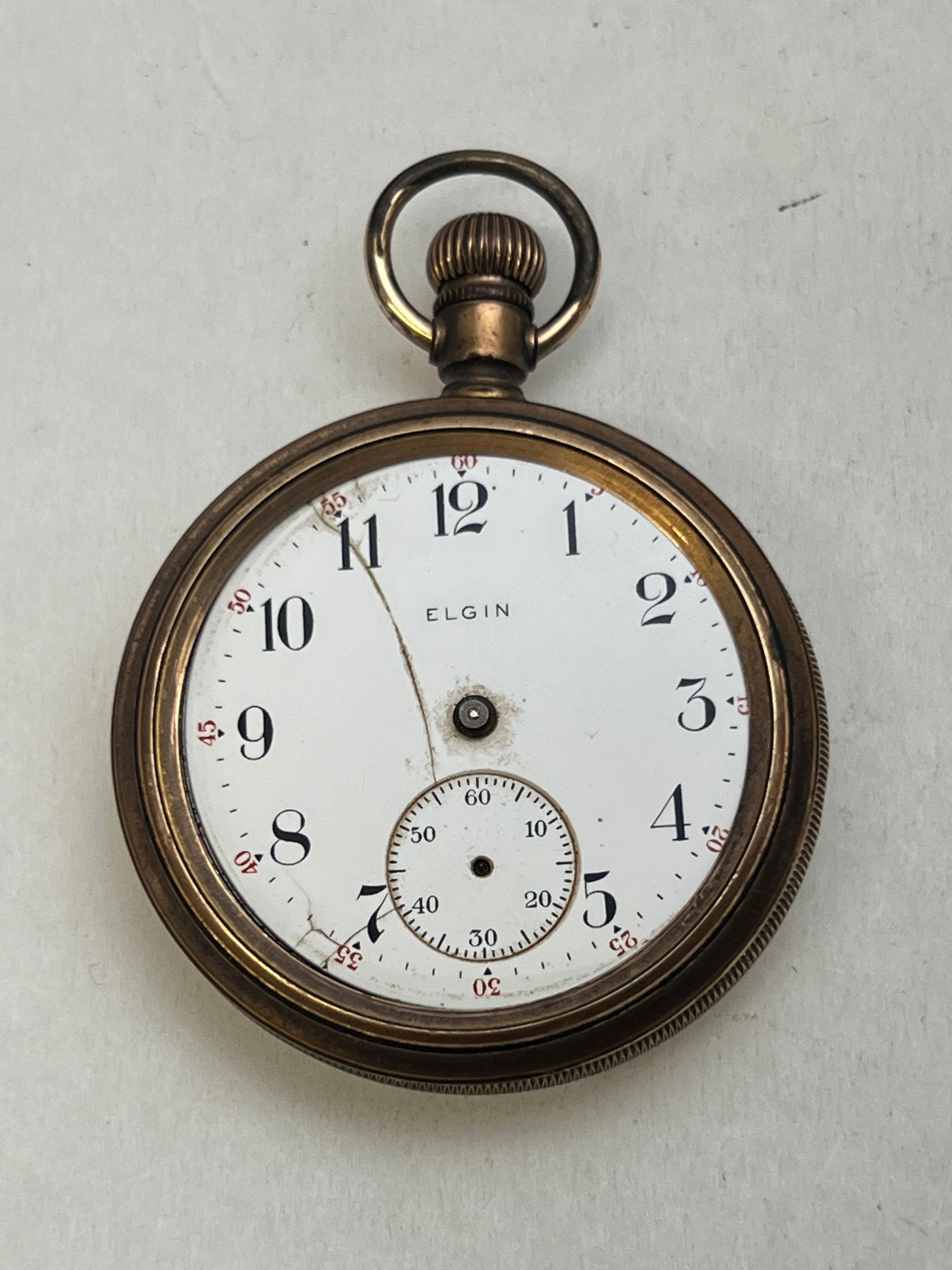1905 Elgin Gold Filled Pocket Watch - Movement 11009949, 15 Jewels, J.Boss 14K Gold Filled Case (1 of 4)