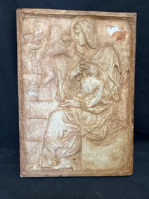 Religious Virgin Mary Plaque