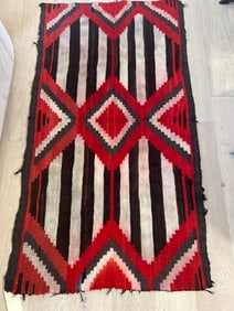 Third Phase Navajo Rug w/ some Indigo