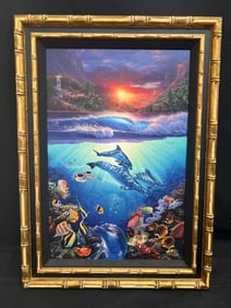 Hawaiian artist Christian Lassen Limited Signed Serigraph  w/ COA’s