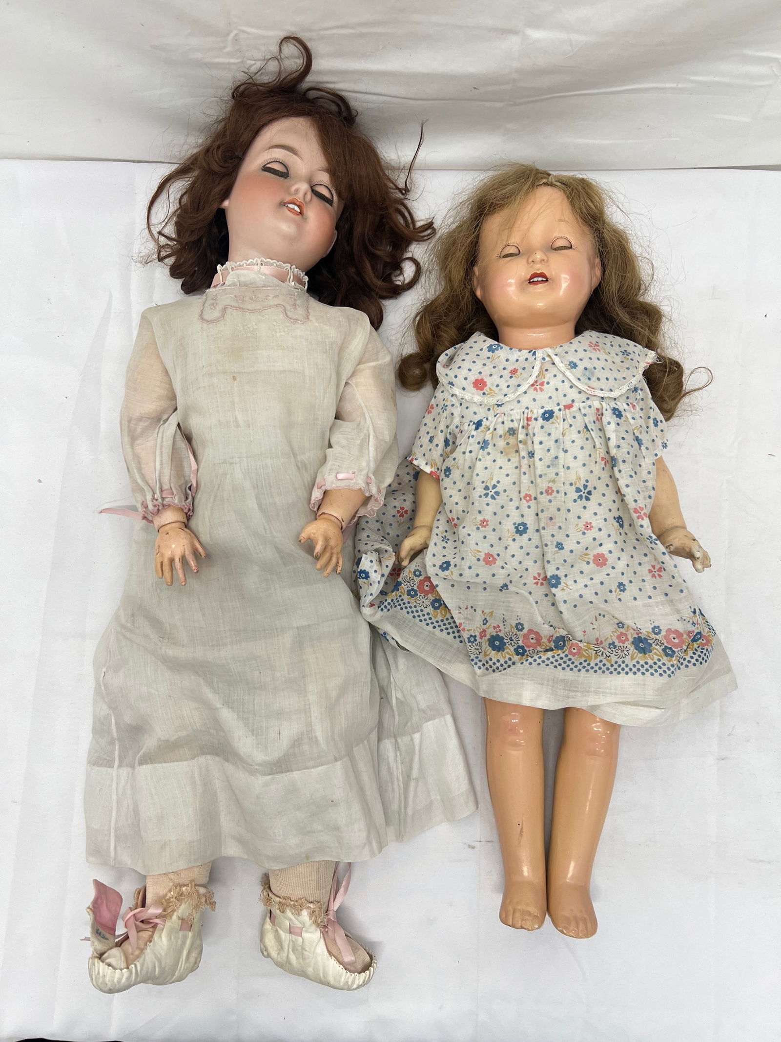 (2)Antique Dolls- Armand Marseilles 390 , American Char. Doll-  Antique Bisque 28'' Armand (1 of 13)