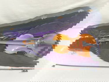 Atq Georg Klotz Copy 22'' Violin Made in Slovakia - Student Violin with Bow & Lined Hardcase -