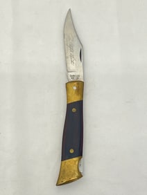 Vtg Camillus #4 Jim Catfish Hunters Knife - USA, Blade 3.75''L - Overall 8.25''L