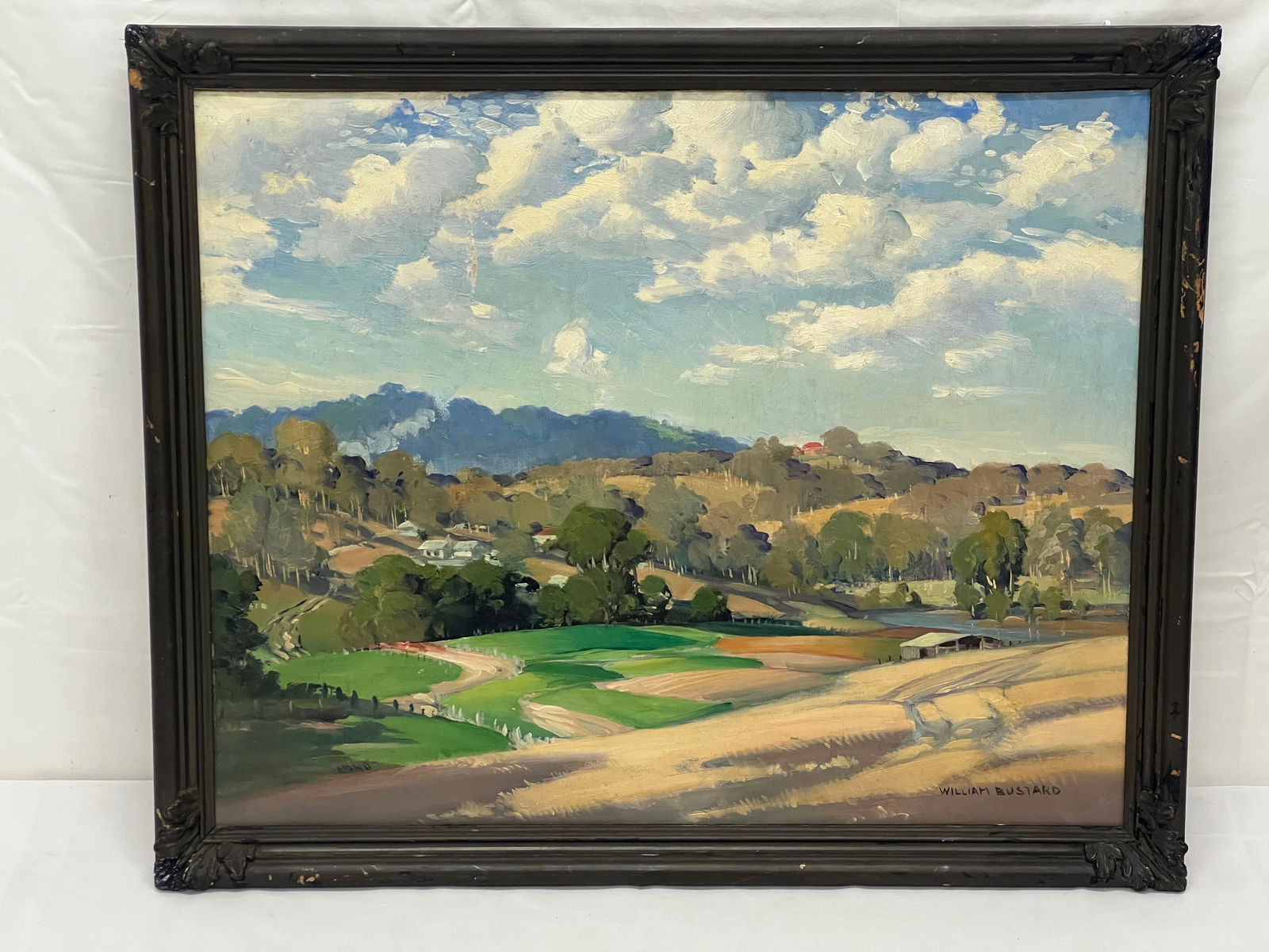 William Bustard (1894-1973)Australia Watercolor 1940  - Signed Dated 1940 William Bustard - (1 of 7)