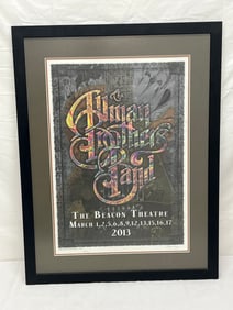 Limited Ed. Allman Bros Beacon Theatre Signed Concert Poster - Limited 11 Days at Beacon Theatre,