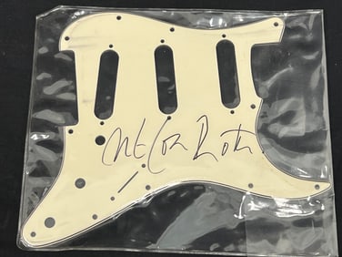 Signed Scorpions Guitarist Picguard 'Uli Jon Roth'