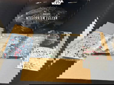 Bandai Star Wars Millennium Falcon Model Perfect Grade - 1:72 Scale Model with Original Shipping Box