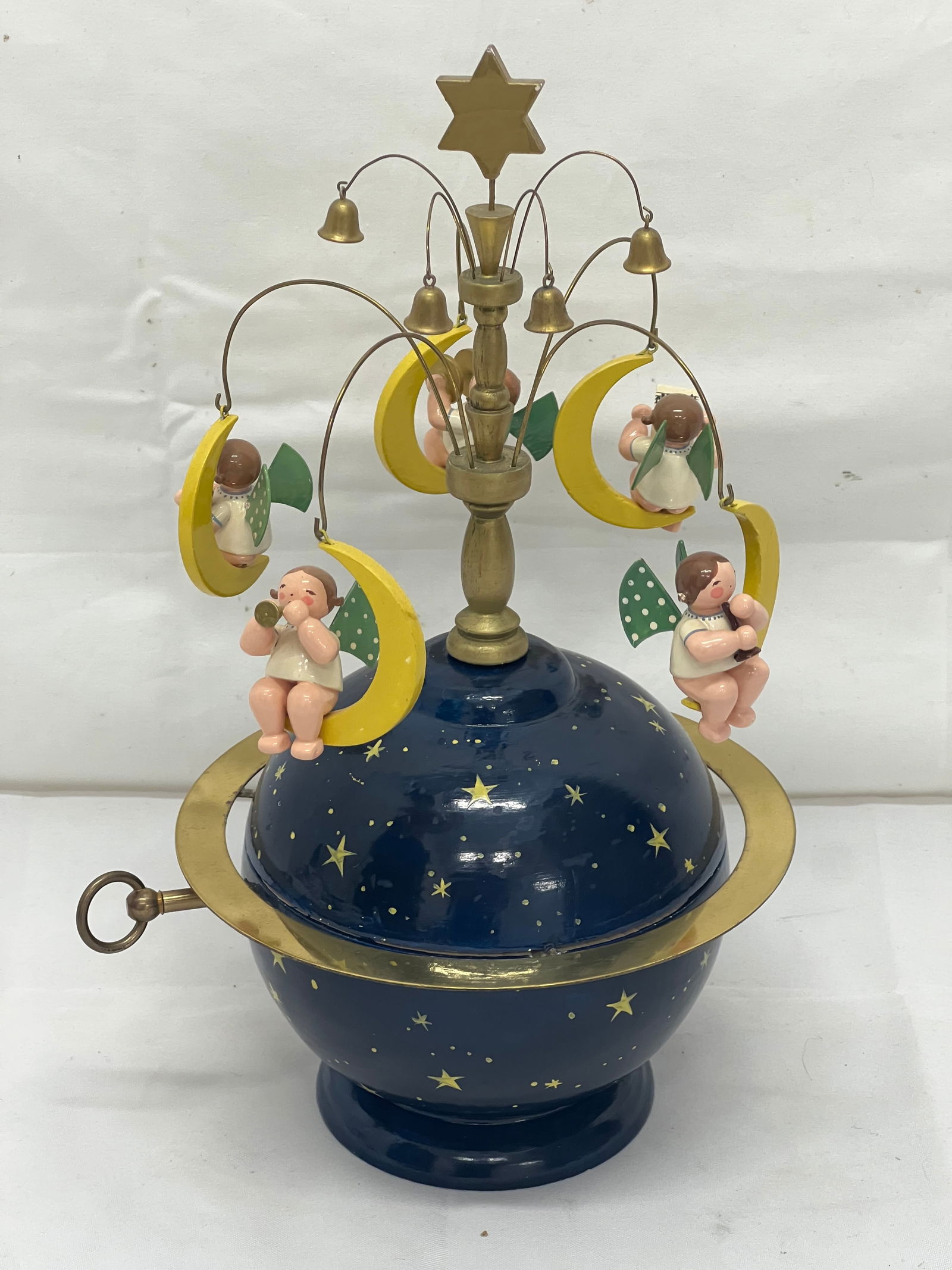Wendt & Kuhn Angel Globe Music Box - (Works, Needs Service) (1 of 4)