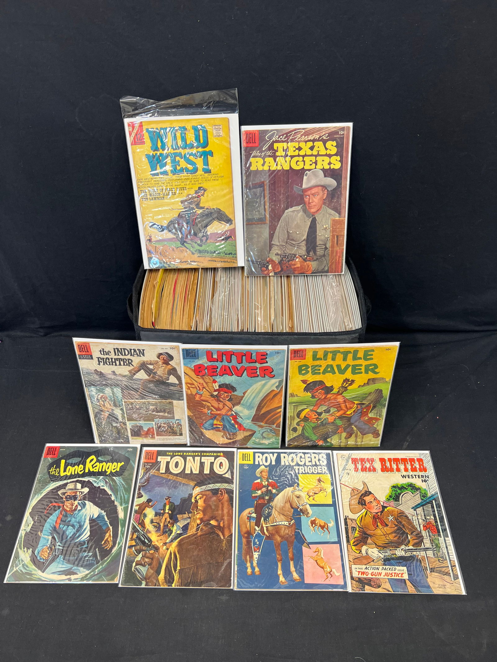 125+ Asst Comic Books 1950s-90s, DC, Marvel,Dell,More - Westerns, Wild West, Indian Fighter, Little: 125+ Asst Comic Books 1950s-90s, DC, Marvel,Dell,More - Westerns, Wild West, Indian Fighter, Little Beaver + More