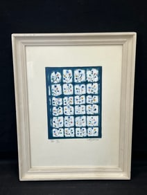 Manuel Cargaleiro(1927-2024)Signed Artist Proof - Signed #d Artist Proof 11/30 ''Les Fleurs'' 1984