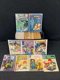 150+ Asst Comic Books 1960s-90s,DC,Marvel,Gold Key-  Superman, Bullwinkle, Tom & Jerry, Sabre Tooth,