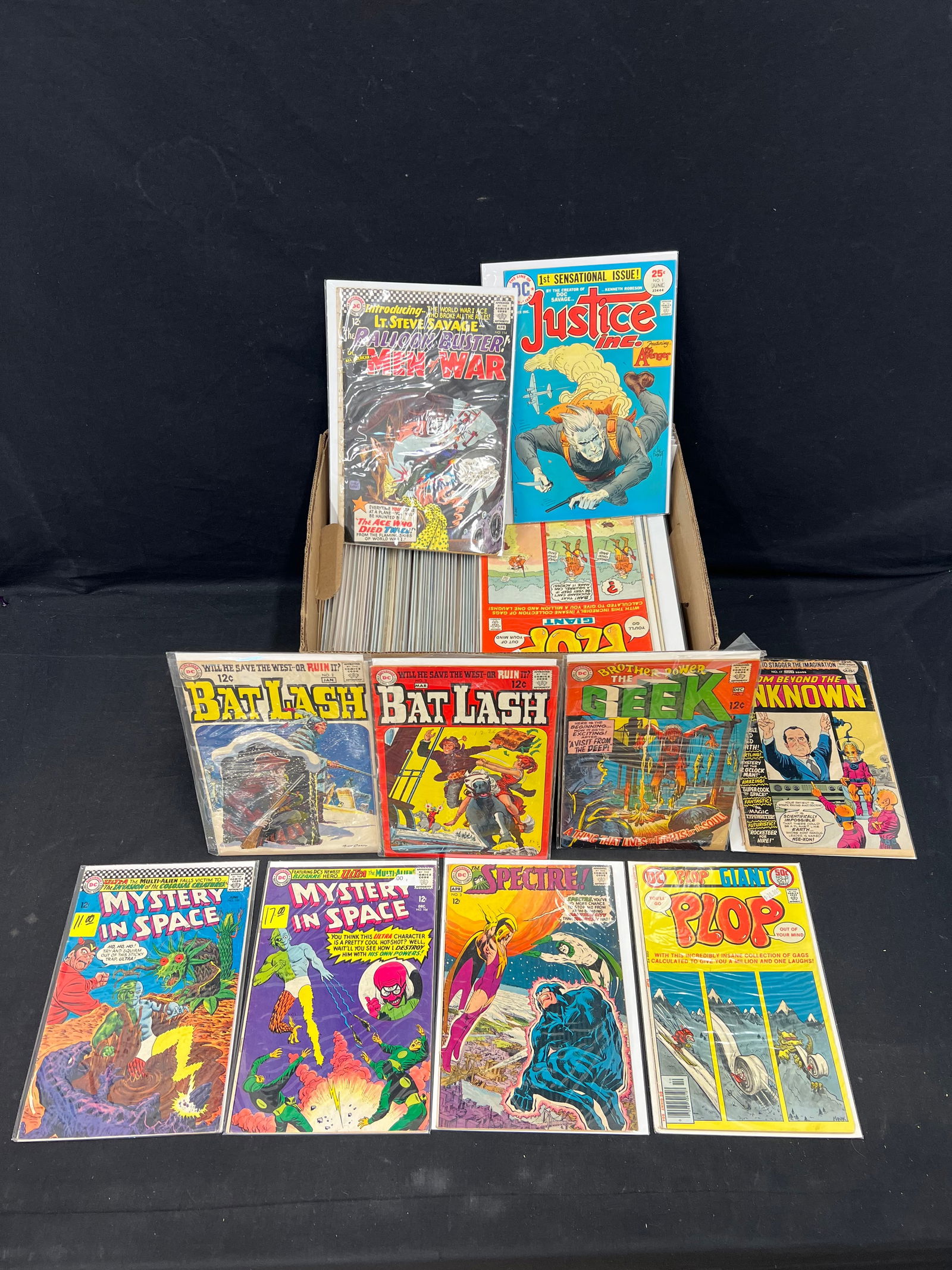 150+ 1960s-70s Asst Comic Books, DC,Harveys - Bat Lash, Metal Men, Green Lantern, Archie, Plop, (1 of 17)