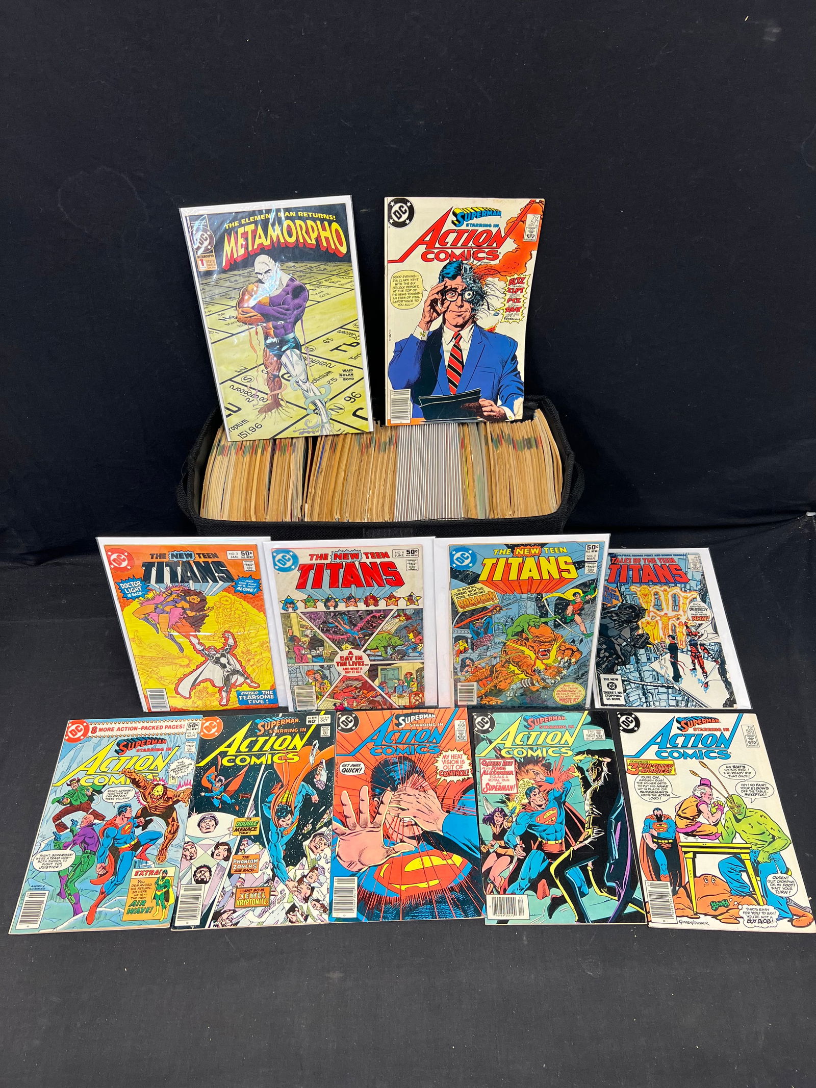 (160+)1960s-80s Comic Books, DC,Marvel, Gold Key - 1970s-80s Superman Family #194-210, 213-218, (1 of 18)